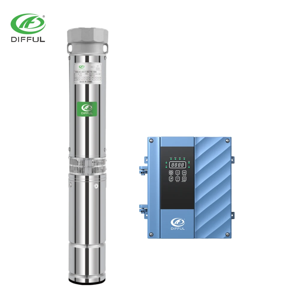 

Head 150 Meter Deep Well Pump Dc48v Solar Borehole Deep Well Pump