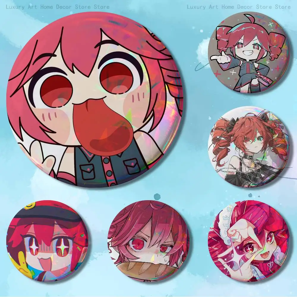 

K-Kasane Cute T-Teto Pins 58mm Cute Cartoon Badge Handmade Brooches for Backpack Accessories