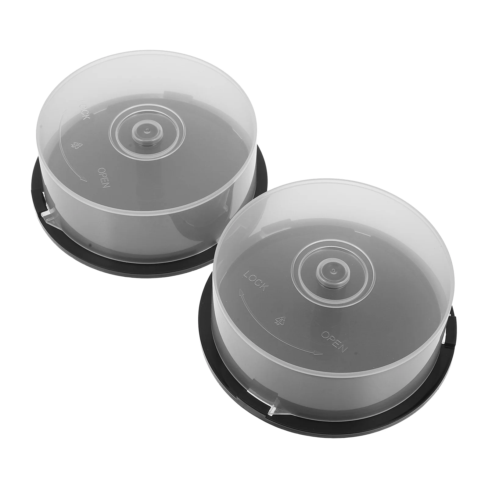 CD Storage Bin Dvd Cases Empty Container Holders Carousel Containers Bucket Pp Cakebox and