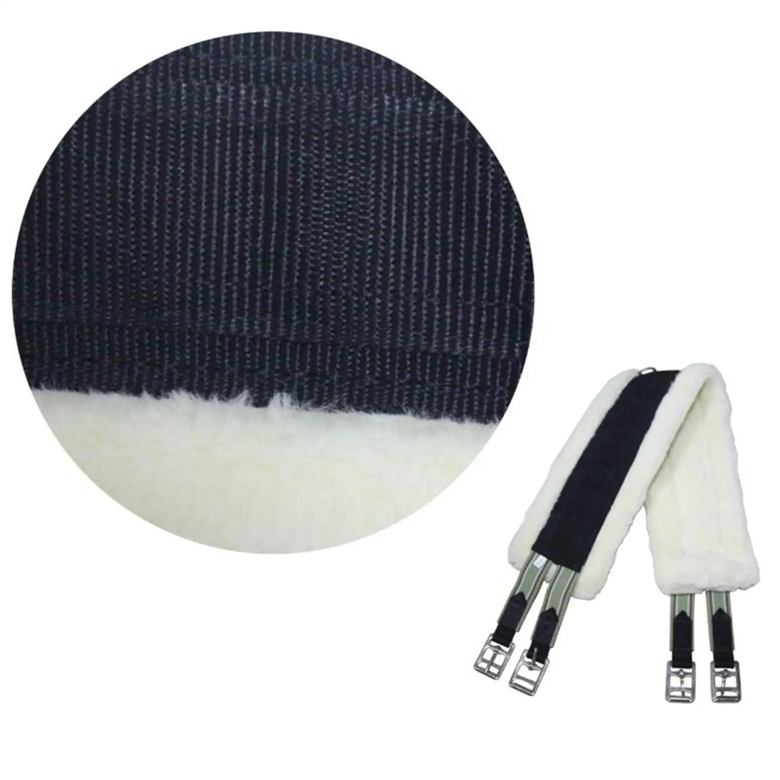 

Padded Horse Girth Soft Flannel Equestrian Strap Saddle Belt for Training and Riding Activities