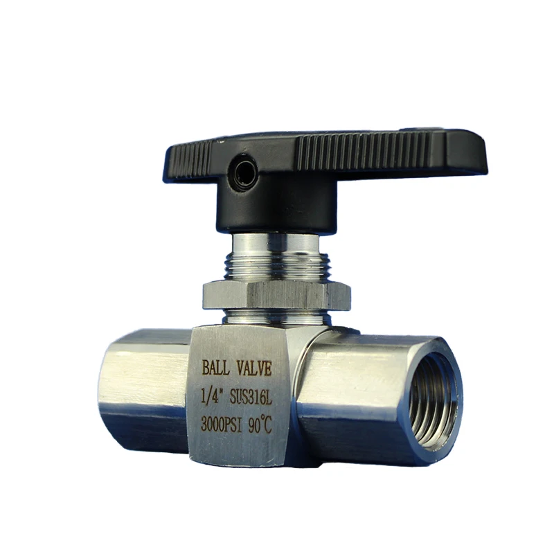 1/4 "3/8" 1/2 "sterben Schmieden Körper Instrument Ball Ventil Edelstahl Innengewinde Hohe Temperatur Hochdruck ball Ventil – Detail 4