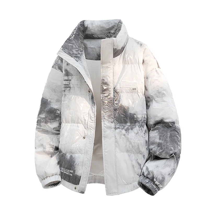 

【New】Winter Wash - free Faux Leather Down Jackets for Couples - Waterproof Outdoor Outerwear