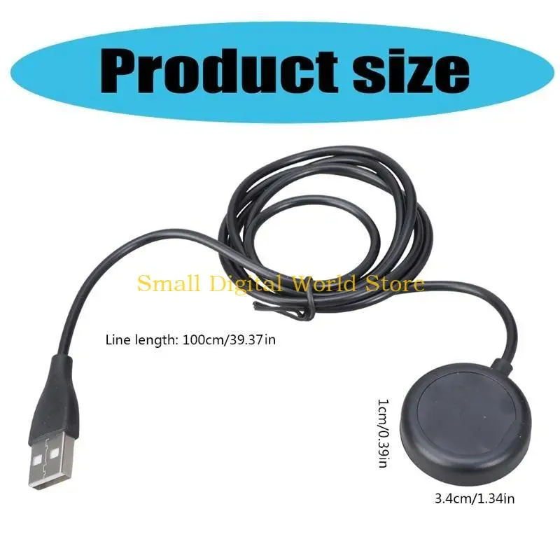 77UB Power Adapter Cradle Dock Bracket Base for Watch 3 for Smart Watch Portable USB Fast Charging Cable