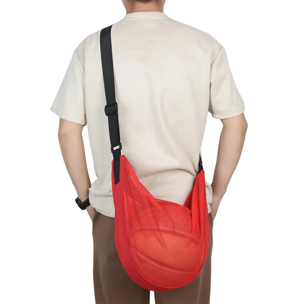 New Adjustable Basketball Bag Practical Nylon Football Storage Backpack Crossbody Bag Portable Storage Ball Bags