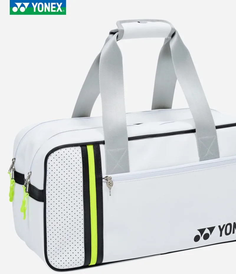 Bolsa deportiva para raqueta de Bádminton de alta calidad de YONEX, bolsa deportiva duradera y de gran capacidad, puede contener 2-3 raquetas de tenis