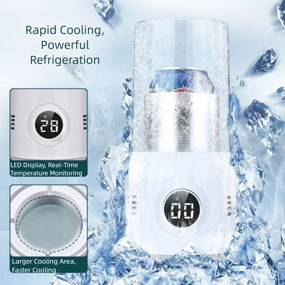 التبريد السريع 2 في 1 كوب المشروبات تصميم محمول ثنائي الغرض القهوة مدفأة القدح USB بالطاقة درجة حرارة ثابتة الحليب الشاي دفئا