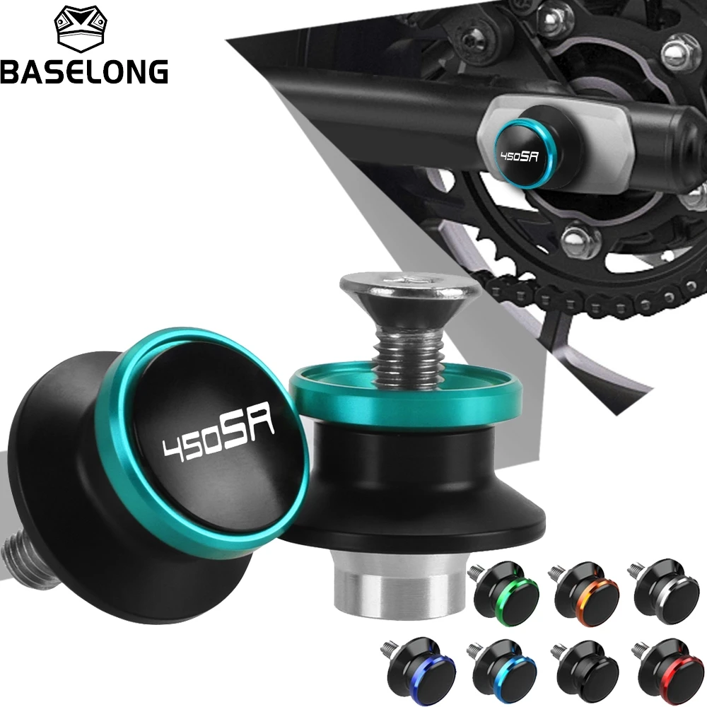 

FOR CFMOTO CF MOTO 450SR 450 SR 450 450-SR CF450SR 2022 2023 2024 2025 2026 Motorcycle Swingarm Spools Rear Stand Screws Sliders