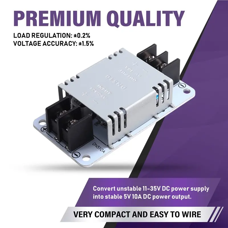 【HOT A69Z!】Power For Vehicles Supply DC/DC 12V 24V Reduction To 5V 50W 10A Power Converter Transformer Voltage Regulator Reducer
