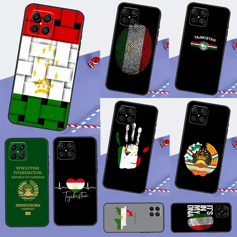 Tajikistan Flag Case For Huawei Honor 70 50 X7 X8 X9 P Smart 2021 Nova 5T P20 P40 Lite P50 P30 Pro Cover