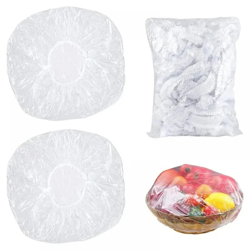 Elastic Bowl Covers Reusable Stretch Wraps for Fresh Food Storage Universal Fit for Plates Bowls Containers Kitchen Accessories