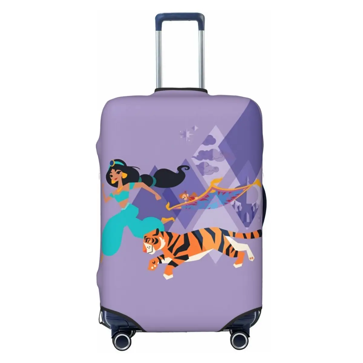 

Custom Cute Cartoon A-Aladdin Luggage Cover Protector Cute Travel Suitcase Protective Cover for 18-32 Inch