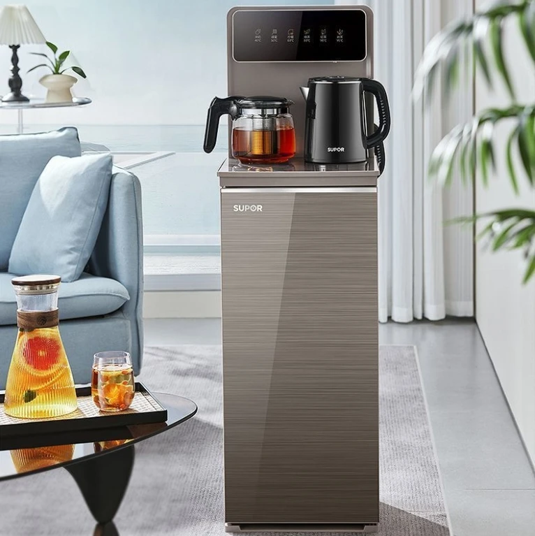 New Premium Vertical Tea Bar Water Dispenser Bottom Loading Fully Automatic Smart Home All-in-One