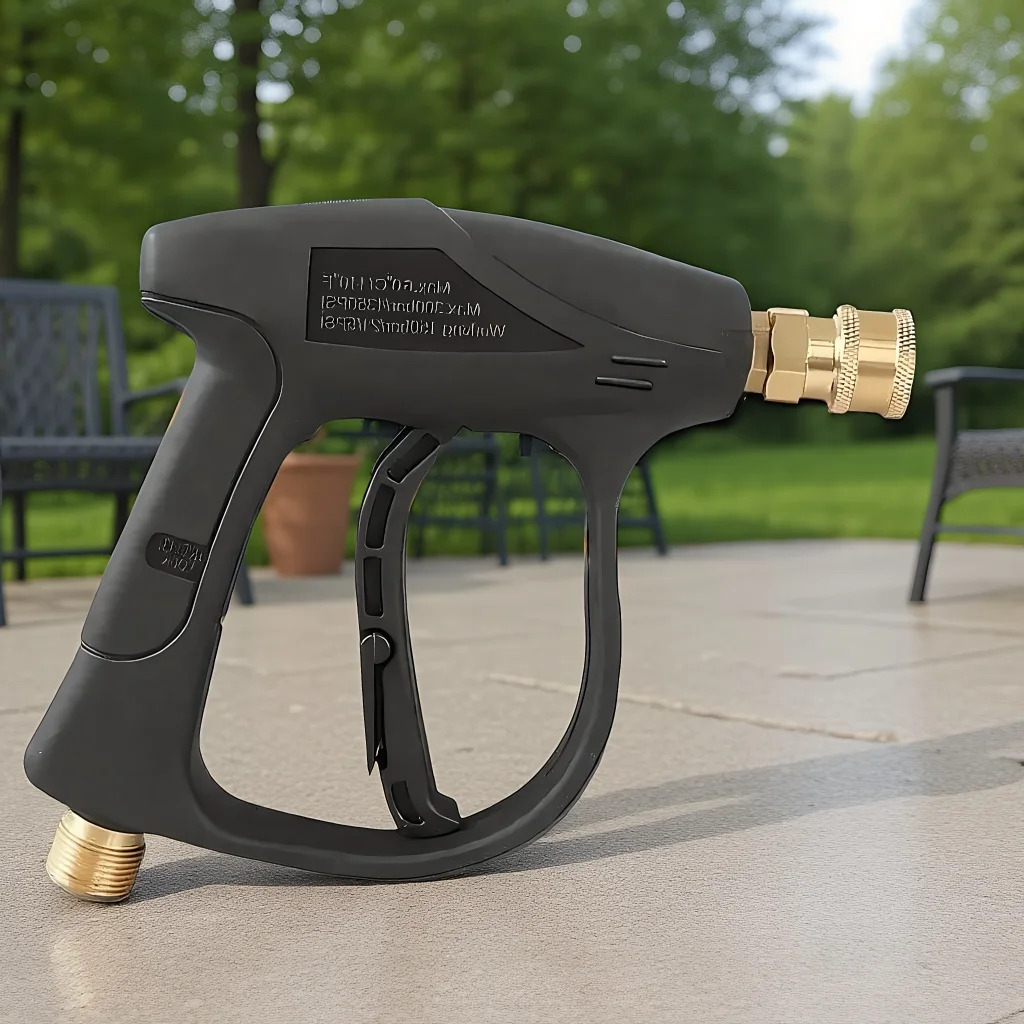 

High Pressure Car Wash Water Gun - Aluminum Core Quick Insert Nozzle 5-Color