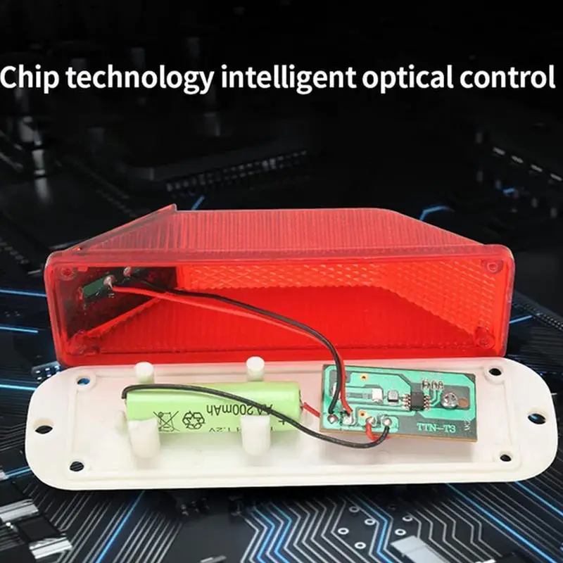 New Warning LED Lamp Solar Strobe Lamp Solar Warning Lamp Chip Control Bridge Night Driving Safety Light Traffic Caution Light