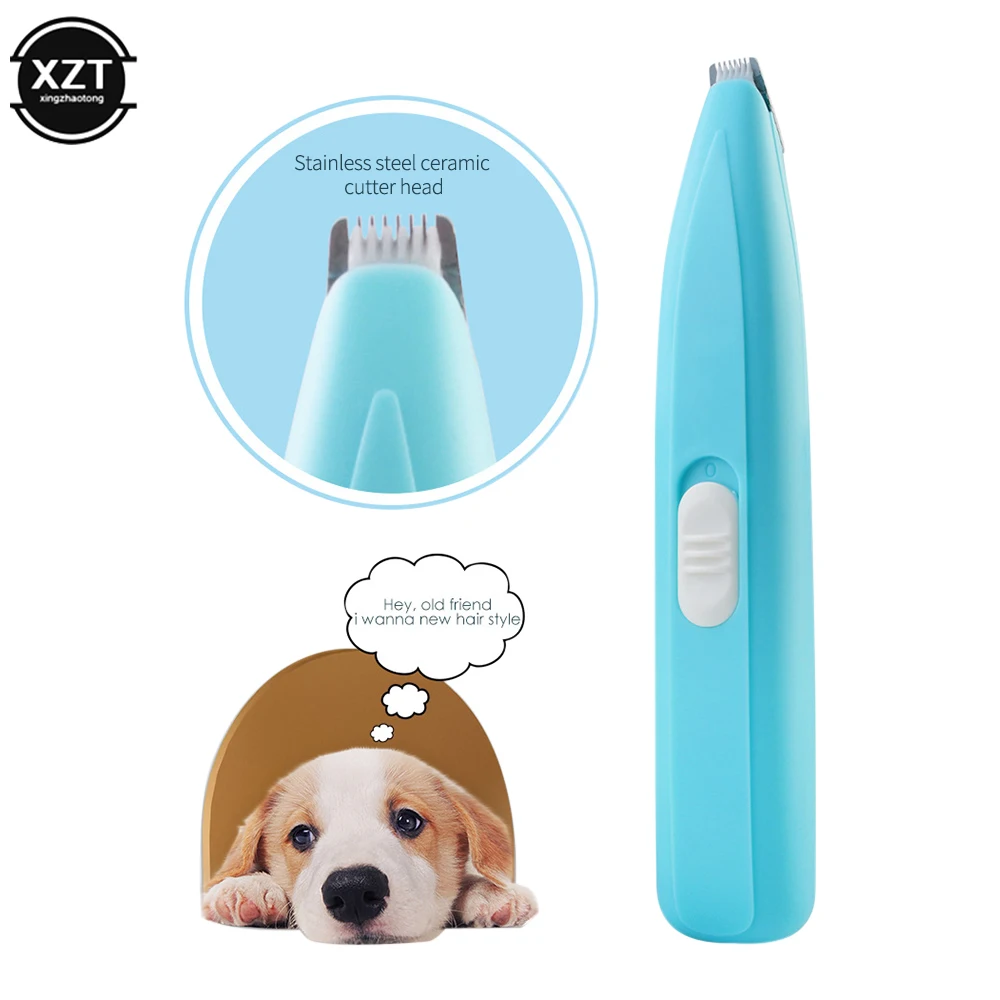 Mini Tondeuse Électrique Portable pour Chien, Rechargeable, Professionnelle, Rasage des Poils des Pieds, Fournitures de Toilettage pour Animaux de Compagnie