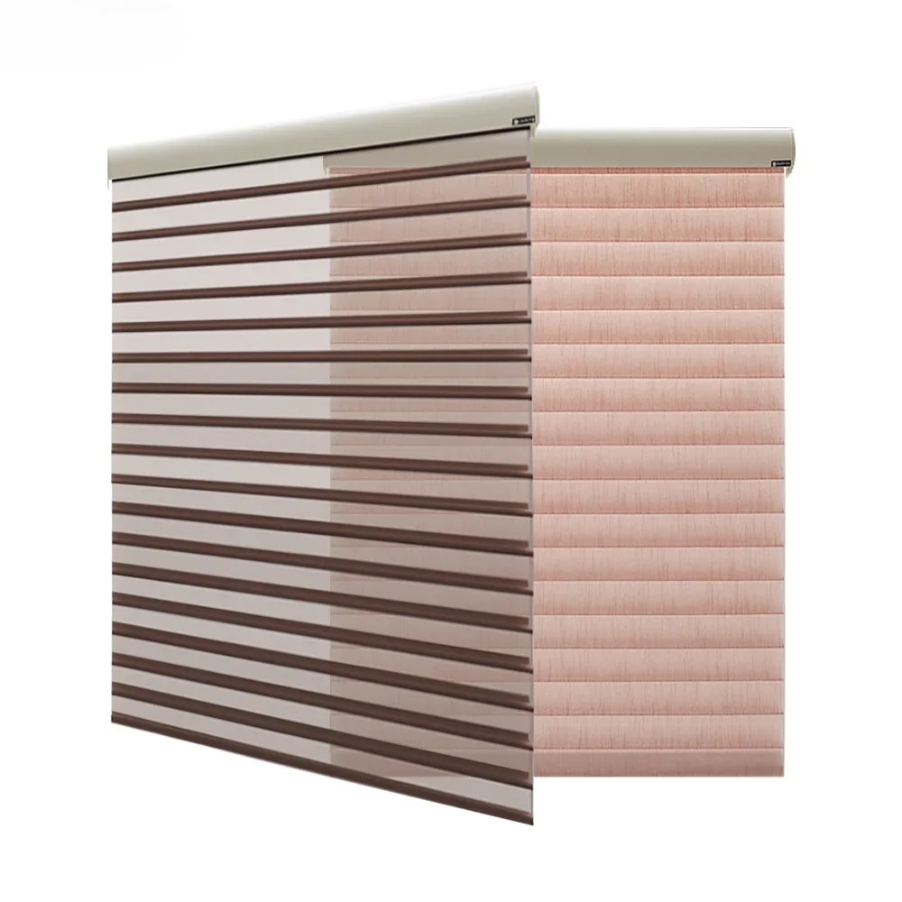 

# Hot China Window Blind Curtains Solar Screen Blackout Shutter Roller Blinds Motorized Automatic Shangri-la Blinds