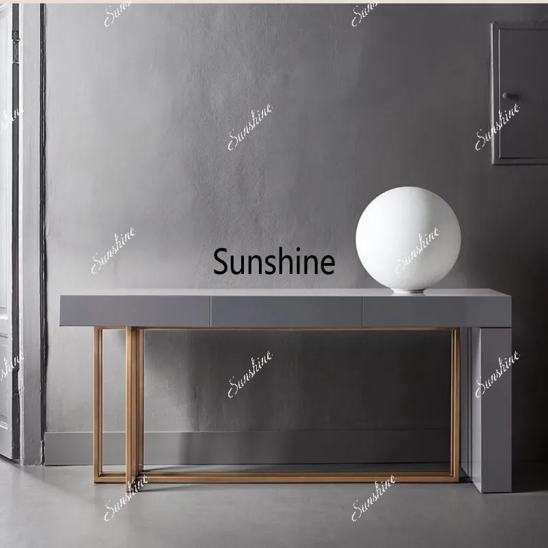 

Italian light luxury dresser table piano paint dressing table