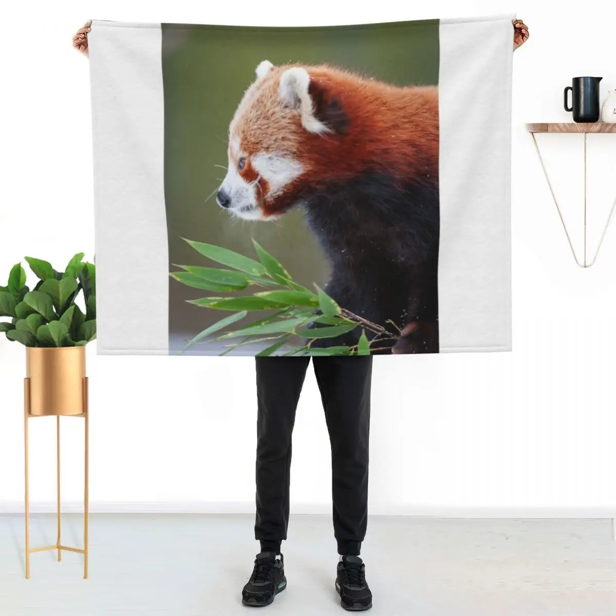 

Little panda Throw Blanket Stylish Warm Blanket for Living Room Bedroom