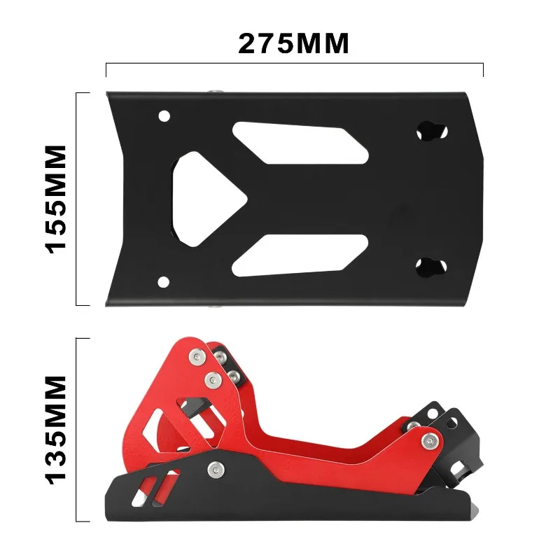 General Motorcycle Trailer Front and Rear Wheel Fixing Bracket Electric Vehicle Bicycle Tire Parking Clamp Limit Frame