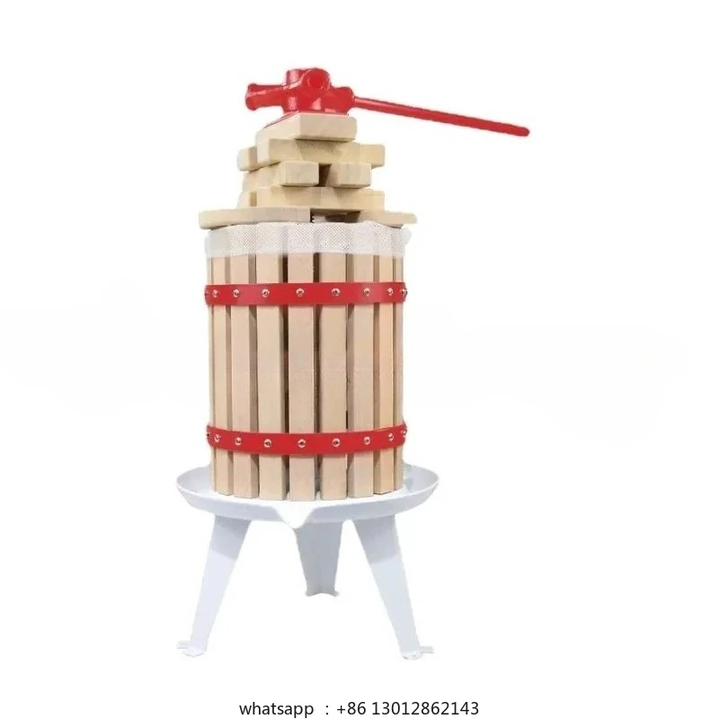 

6-литровая ручная корзина емкостью 1,6 галлона, пресс для яблока, фруктового вина, винограда