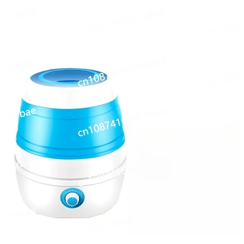 

Folding Washing Machine 220V Small Dormitory Household Portable with Dehydration Basket Underwear and Underwear Mini Washing