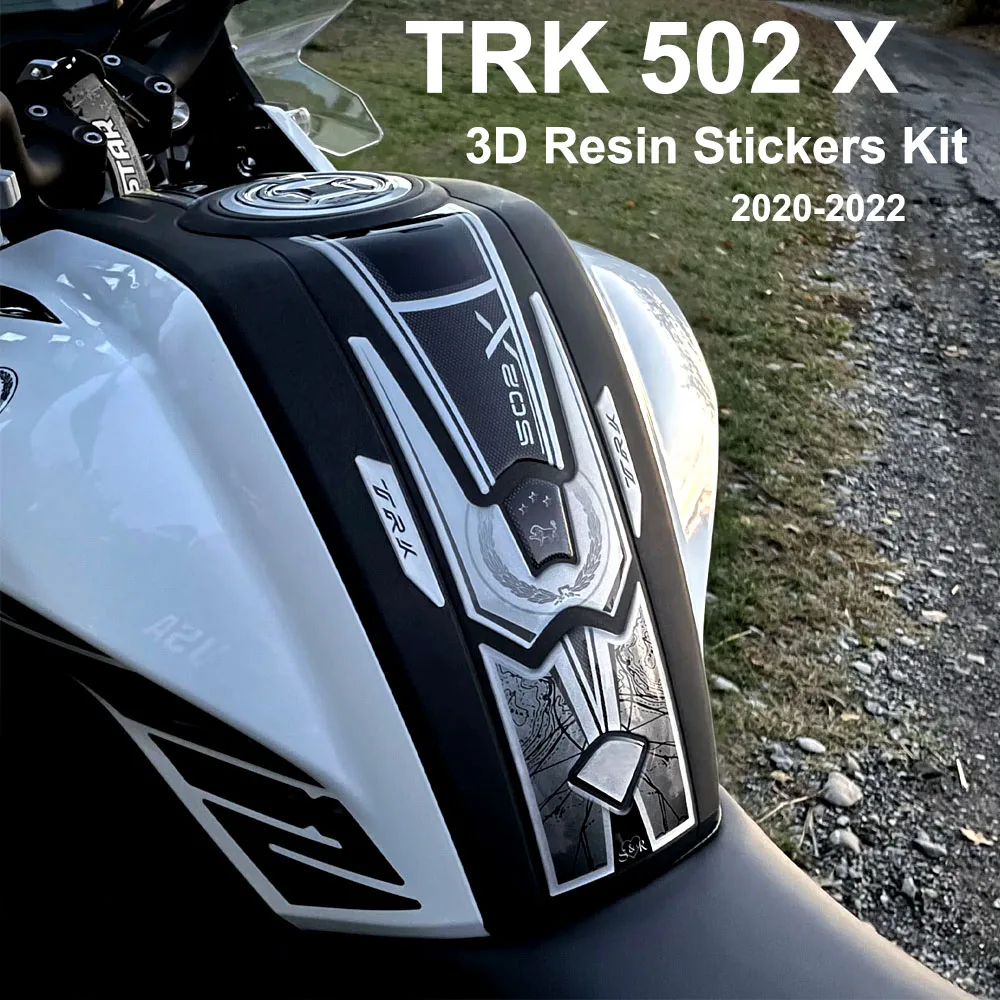 TRK 502 X per BENELLI TRK 502X2020-2022 Kit di adesivi di protezione in resina 3D per moto protezione antigraffio impermeabile