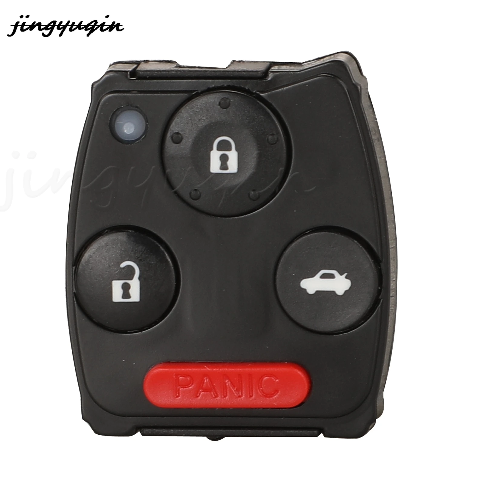 jingyuqin 10pcs 2/3/4 Buttons Replacement Remote Key Case Cover For Honda Accord Civic CR-V HR-V Odysser Pilot