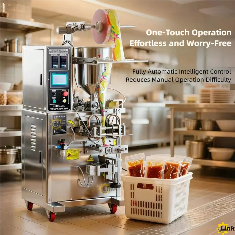 Multi-Functional Liquid Paste Sauce Packing Machine Peanut Butter Salad Dressing Chili Sauce Packaging Machine