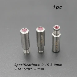 WEDM Ruby Electrode Pipe Guide Dies 6*8*30mm Ceramic Diameter From 0.30mm To 3.0mm for EDM Wire Cut Drilling Machine