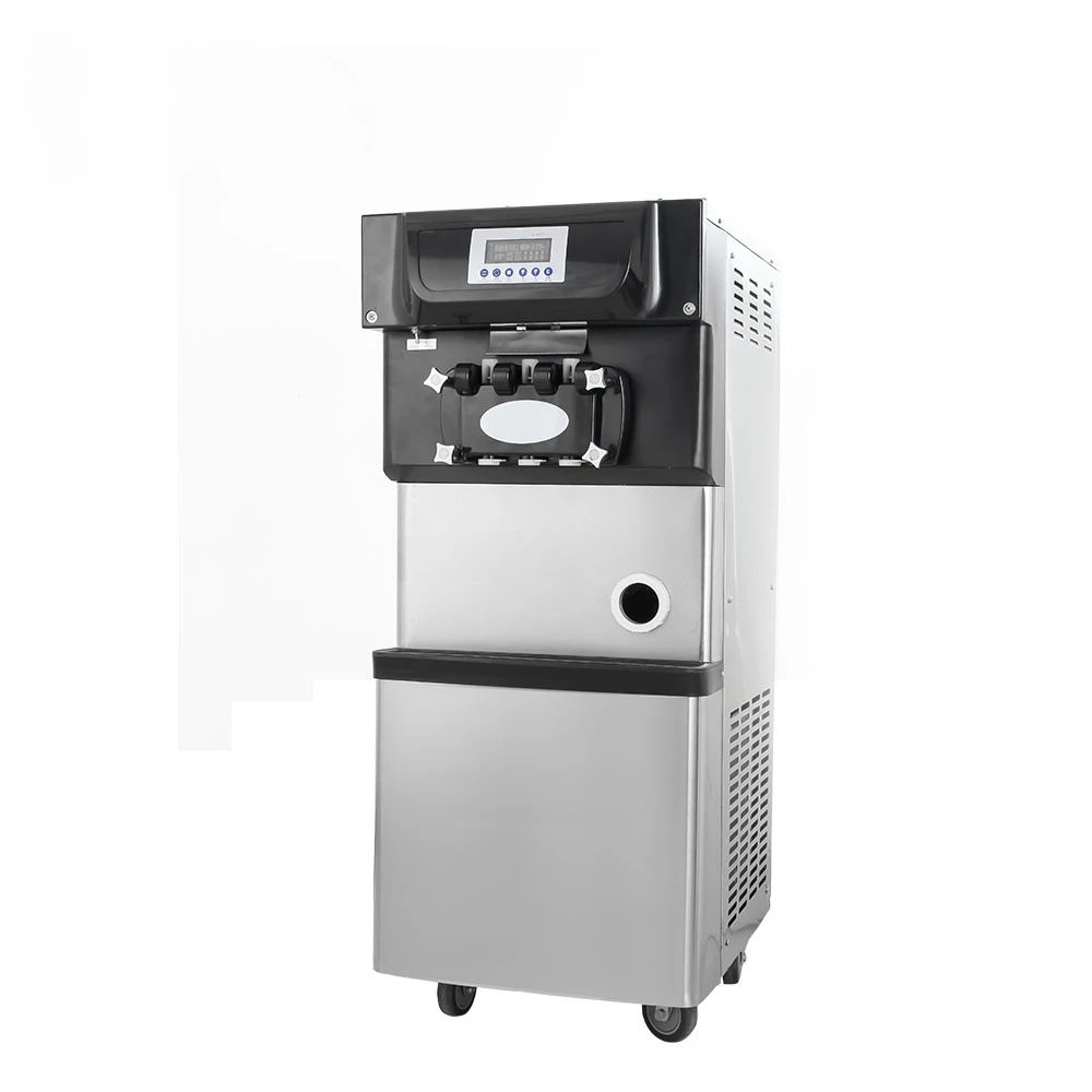 BQL208 Commercial Stand 3 Flavor Soft Ice Cream Machine 540*750*1380mm