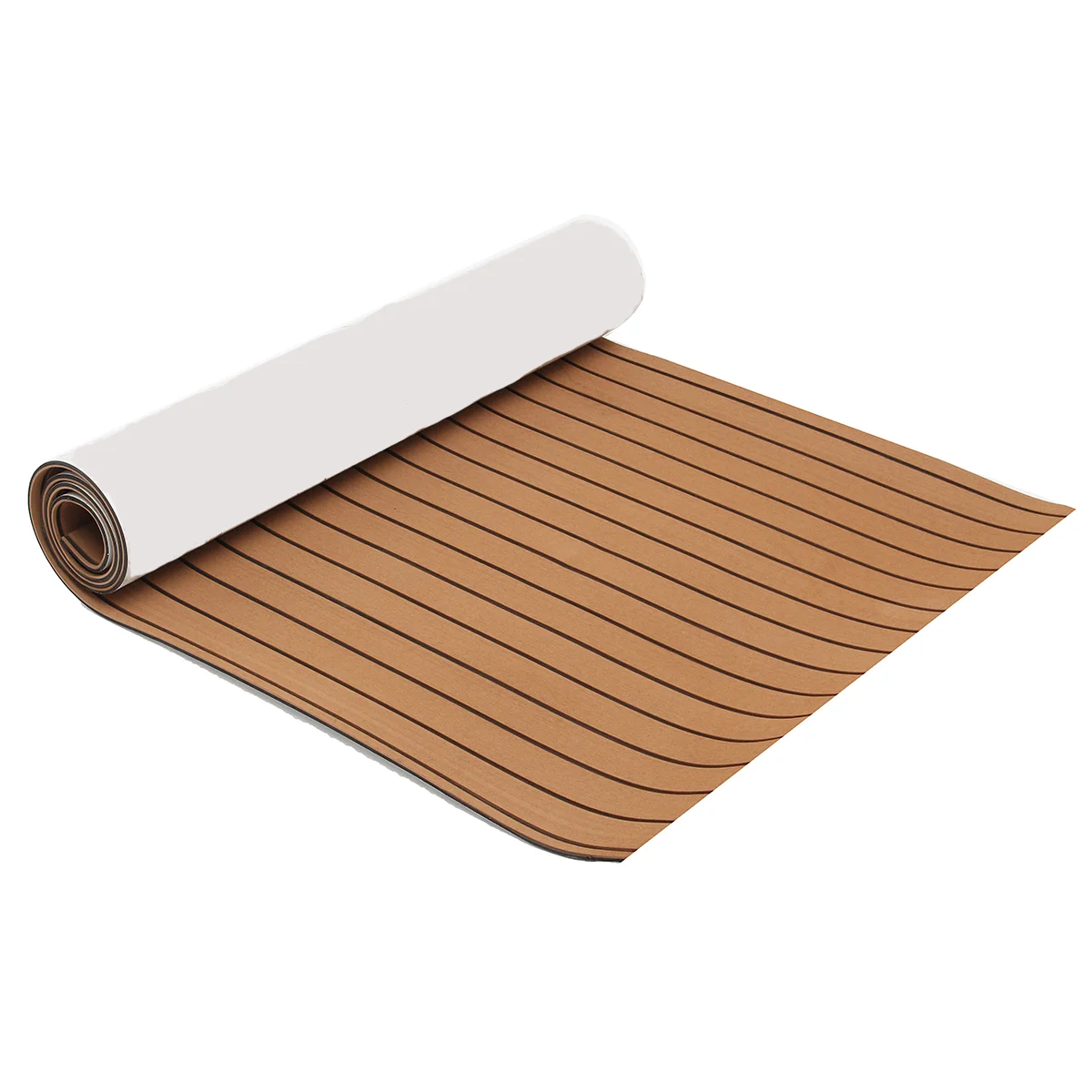 3000 x 900 x 6 mm selbstklebender EVA-Schaum für Marine, Boot, Yacht, Bodenbelag, Teakholz, Terrassendielen, Blattenunterlage, Dekormatte