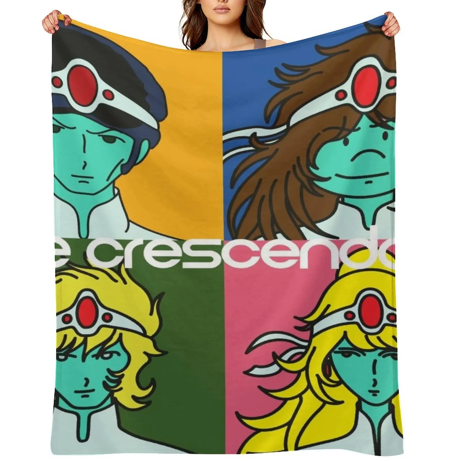 

The Crescendolls [Alien version] Throw Blanket Decoratives Cute Plaid cosplay anime Tourist Blankets