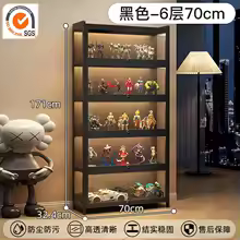 Figure display cabinet with lock acrylic transparent dustproof display stand Lego blind box ornament model storage cabinet - AliExpress 