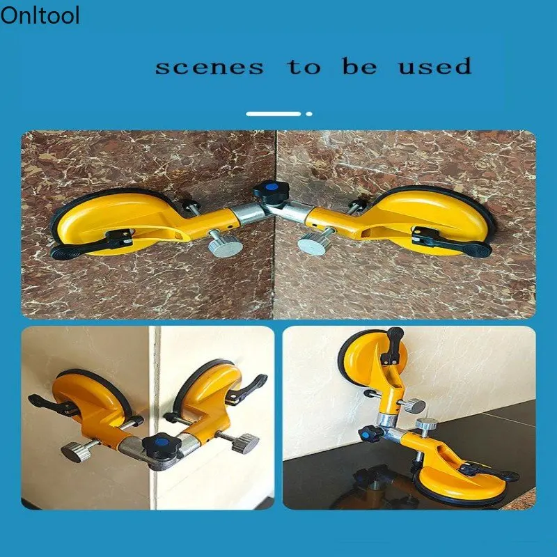 Angle Adjustable Fixed Splicing Suction Cup Right Angle Fixer Glass Tile Slate Yin And Yang Angle Installation Tool Deam Leveler