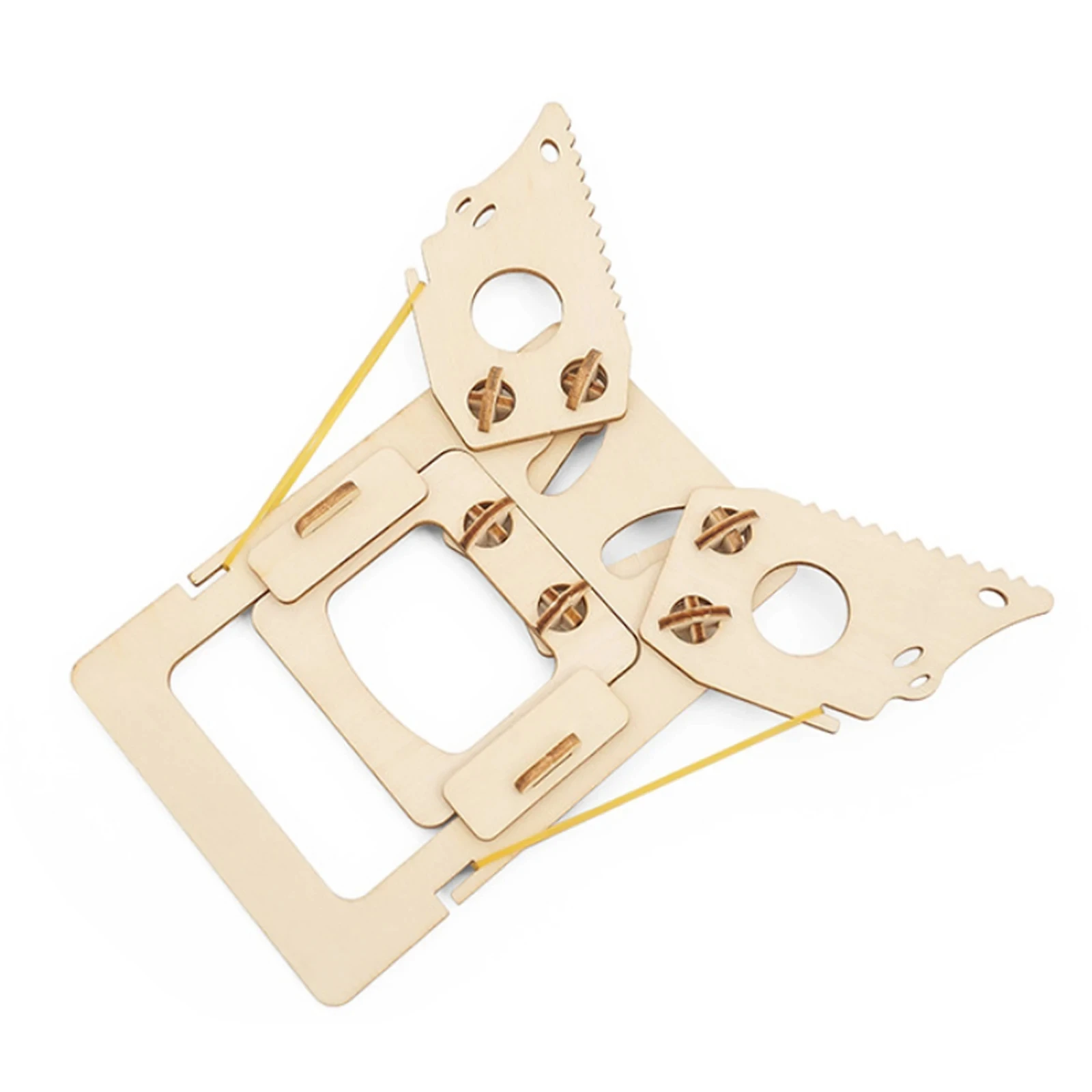 DIY Kid Children Toys Wooden Mechanical Arm Model Science Technology Learning Education Experiment Building Project Toys G161
