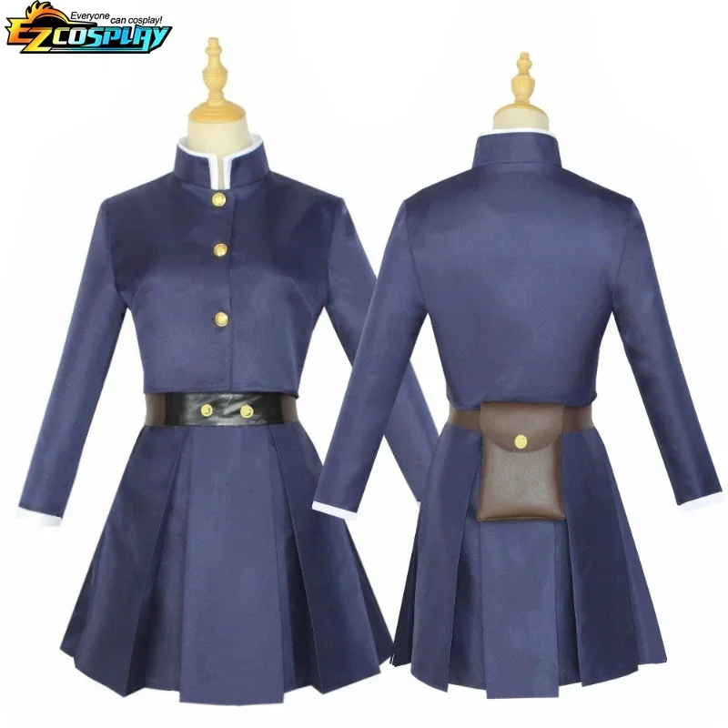 Anime Jujutsu Kaugisaki Nobara Cosplay Costume Top Skirt Coat Arms Bag Gojo Satoru Itadori Yuji Halloween Uniform Full Set