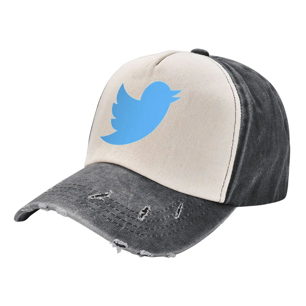 Twitter Logo Icon Gift for Twitter fan Baseball Cap Hip Hop Golf sun hat Sun Hats For Women Men's