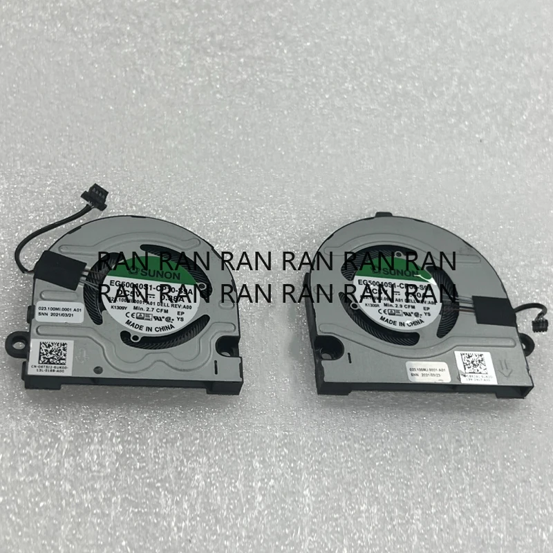 06T5J2 0XKD91 新しいオリジナル DELL Inspiron 13 5310 ラップトップ CPU 冷却ファン GPU クーラーファン 6T5J2 CN-06T5J2 XKD91 CN-0XKD91