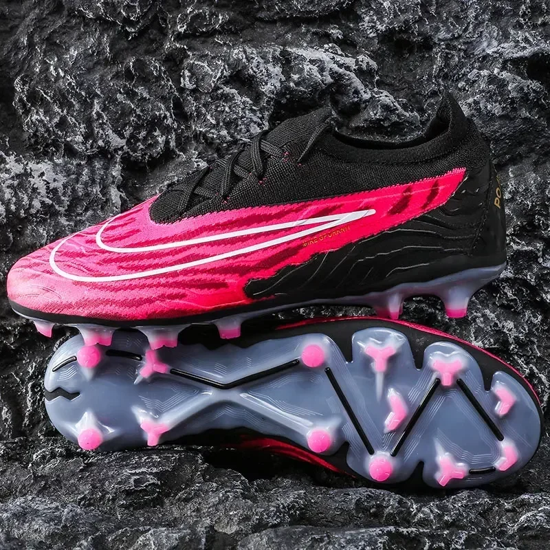 Men Football Boots Outdoor Training Sport Soccer Shoes Breathable Adult Kids TF/FG Cleats Grass Drop Shipping Match Sneakers image 3