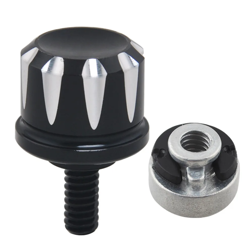 Alumínio Alloy Seat Bolt Screw, Acessórios da motocicleta, apto para Harley Sportster 1200, Touring Road King Cvo Pro, Rua Breakout