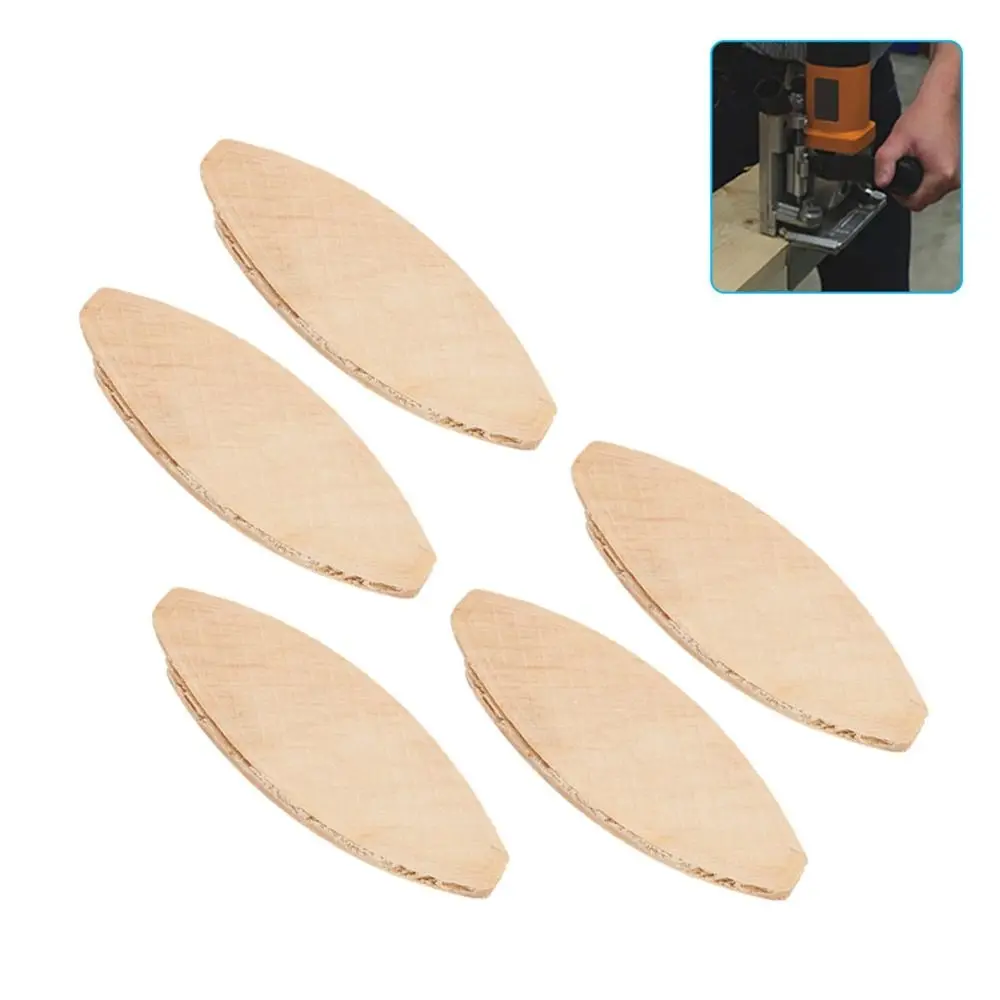100 PCS Beechwood Wood Joining Biscuits Wood Board Docking Tool 0# 10# 20# Joiner Biscuits Tenon Biscuit Woodworking, Joinery