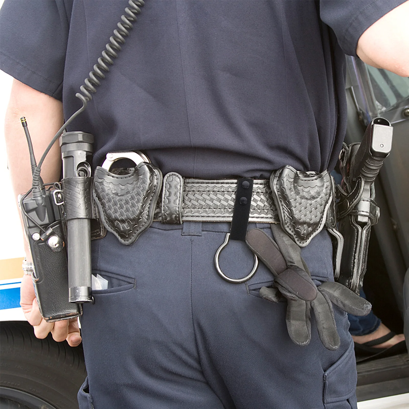 4 قطعة مشبك حزام الخصر المزخرف حلقة البولي بروبيلين التكتيكية مناسبة لملحقات ربط المعطف مشبك الحزام #5