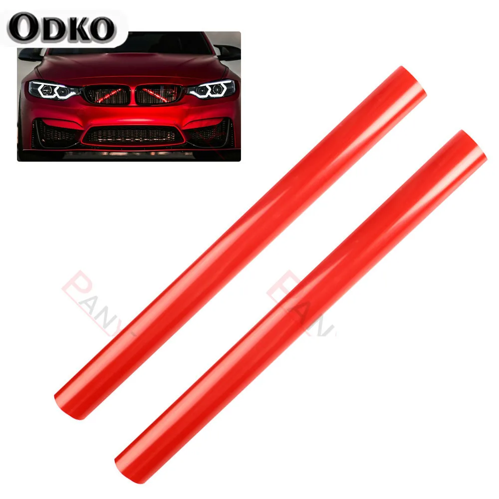 2Pcs Car Grill Bar V Brace Style Front Grille Trim Strips Cover Frame Stickers For BMW F30 F10 F20 F11 F31 F07 F32 F33 F34 F36