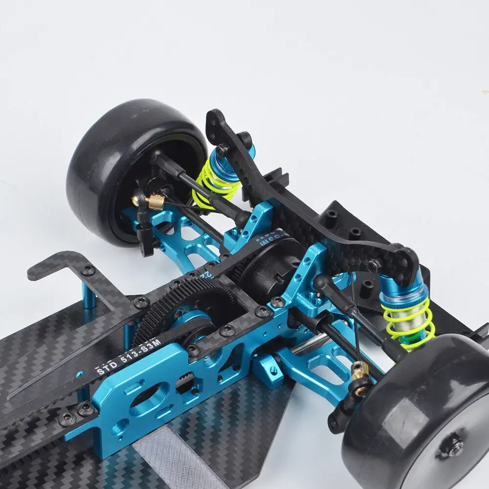 Carbon Chassis Frame w/Aluminum Conversion Kit for Tamiya TRF416 4WD 1/10 RC Touring Car