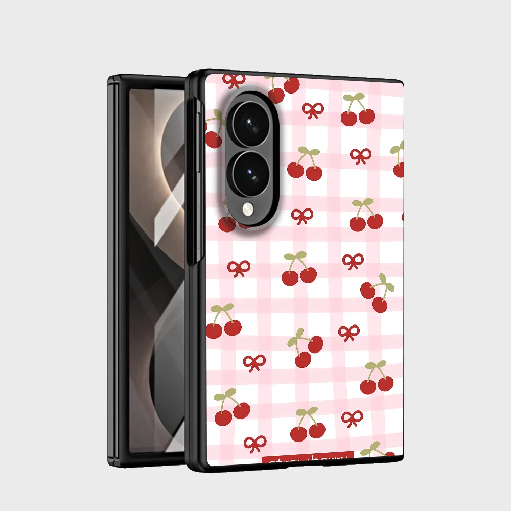 Phone Case for Samsung Galaxy Z Fold 8 ZFold8 Z Fold8 Wide ZFold Wide Cover Cartoon Cute Fruit
