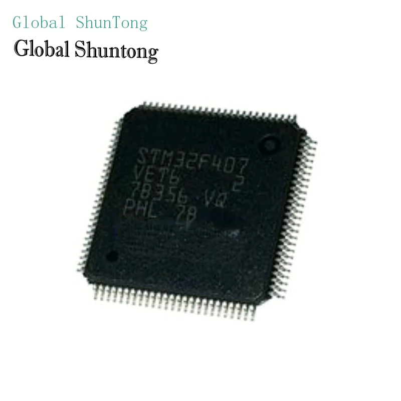 STM32F407VET6 STM32F407 32F407VET6 LQFP-100 arm Cortex-m4 32-BIT Microcontroller MCU 100%New 1Pcs