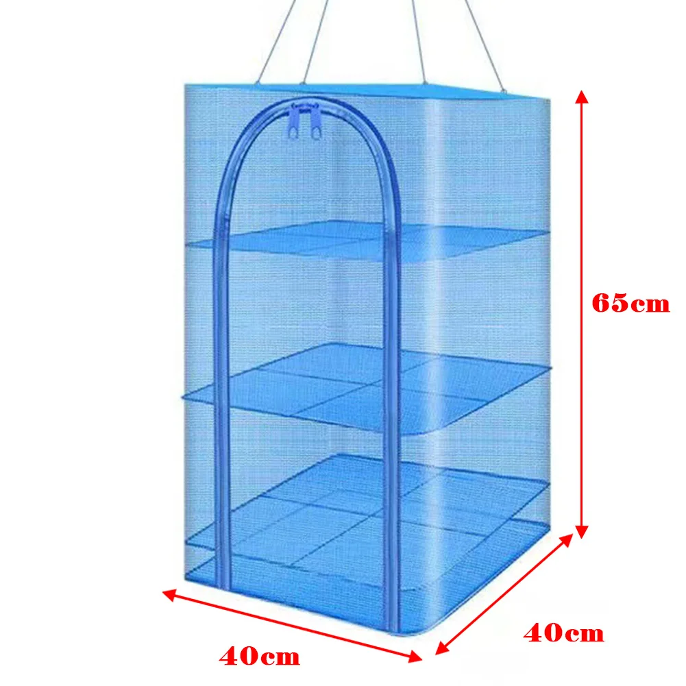 3 Layers Drying Rack Spare Parts Dishes Dryer Hanger Drying Fishing Net Hanging Indoor/outdoor Nylon Brand New