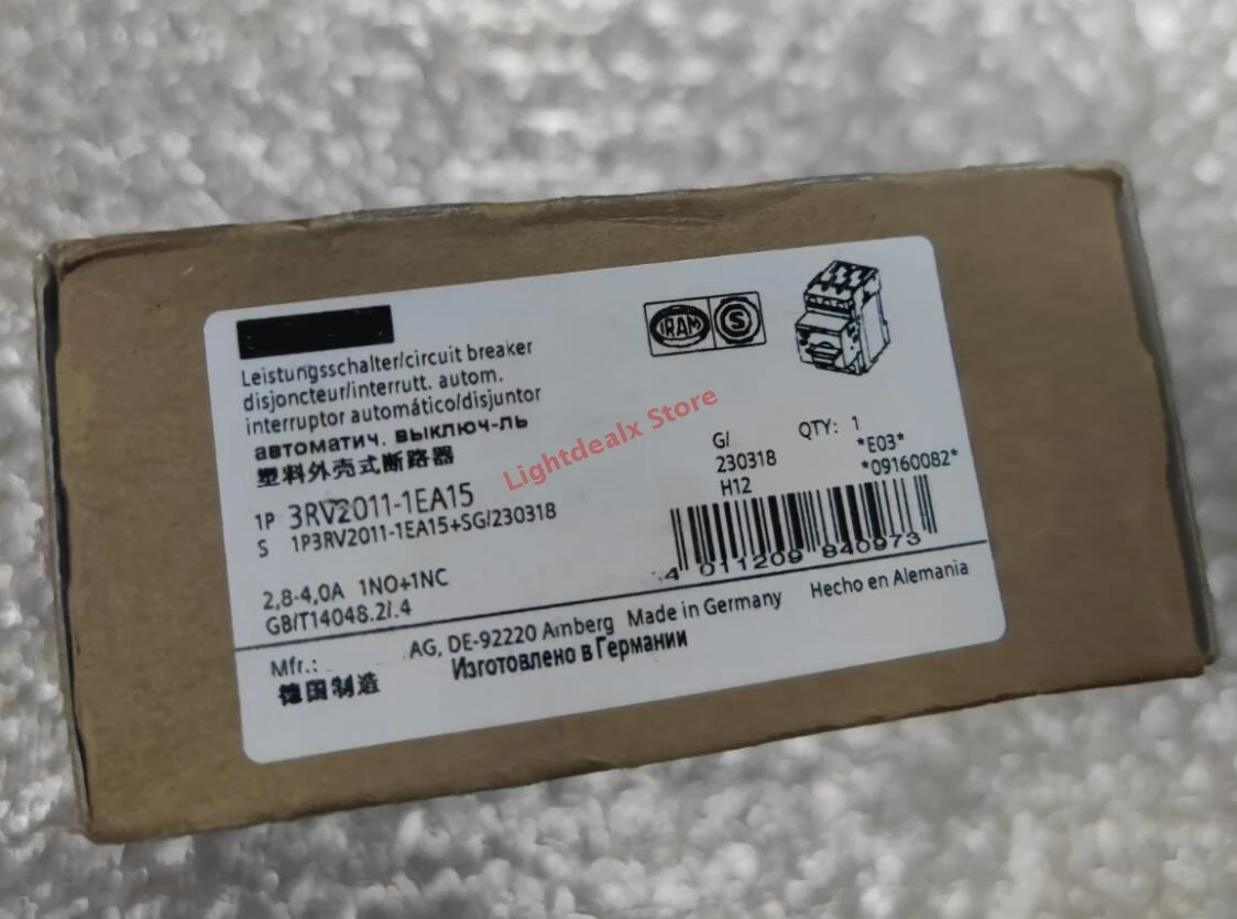 1PCS New Fast Shipping 3RV2011-1EA15 Original 3RV20111EA15 PLC Module Brand In Box 3RV2011 1EA15