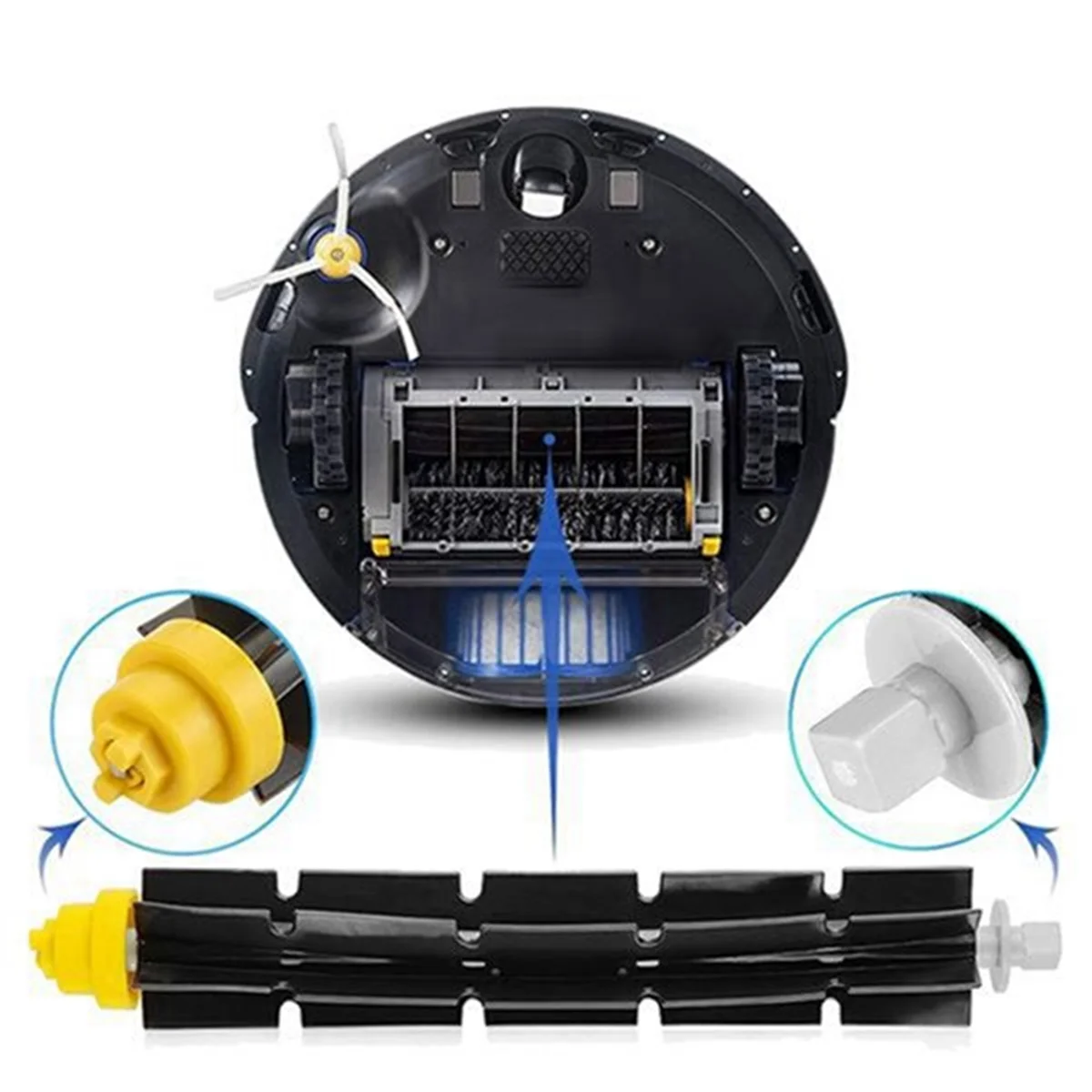 

Fast！For 600 Series 610 620 625 630 650 660 Vacuum Cleaner Main Side Brushes Filter Replacement Part Kit