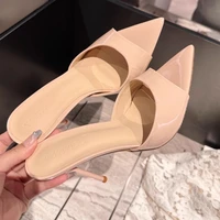 2026 new Nightclub Fashion Thin High Heel Summer Women Slippers Fashion Peep Toe Dress Slides Ladies Sexy Stripper Party Sandals - Image 6